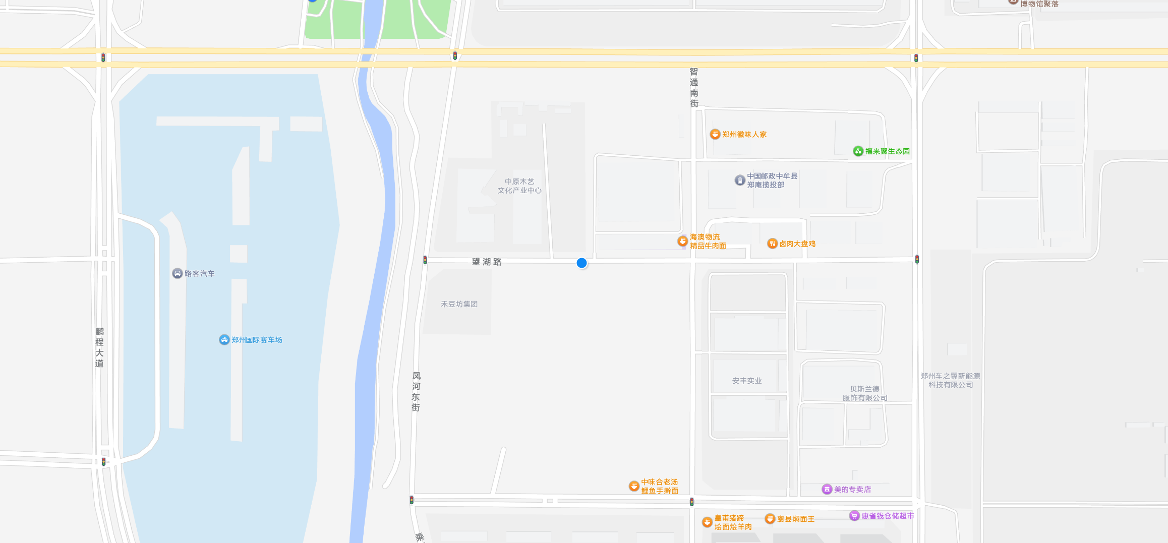 郑州华宇物流位置地图